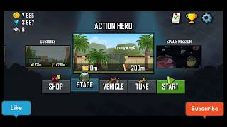 Let's play Action Hero, Hill Climb Racing gameplay 57