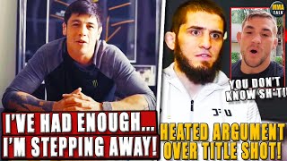 Brandon Moreno STEPS AWAY from MMA! Islam Makhachev FIRES BACK at Dustin Poirier