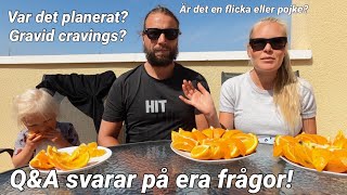 GRAVID VECKA FÖR VECKA: VECKA 34- Q\u0026A VI SVARAR PÅ ERA FRÅGOR