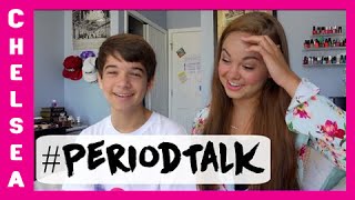 Educating My Brother About Periods! #periodtalk - Chelsea Crockett