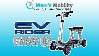 New EvRider Gypsy 2 - Folding Portable Airline Approve Scooter - Full Review