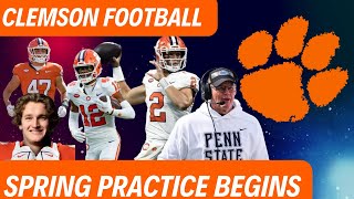 CLEMSON Football SPRING Practice BEGINS!