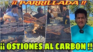 OSTIONES AL CARBON !! PARILLADA