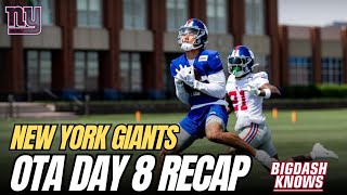 New York Giants | OTA Day 8 ReCap | Throwing it Deep!