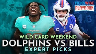 Miami Dolphins vs Buffalo Bills Predictions | NFL Wild Card Weekend Expert Picks