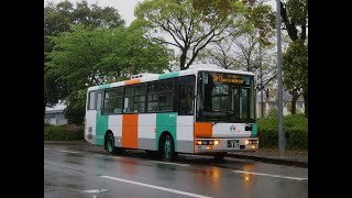 とさでん交通 902号車 西工+日産 KK-RM252GAN 元阪急バス みづき坂団地線 B2 #バス走行音 #作業用bgm