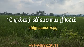 சேலம் மாவட்டம் ஆத்தூர் அருகில் 10 ஏக்கர் விவசாய நிலம் விற்பனைக்கு | +91-9489229511