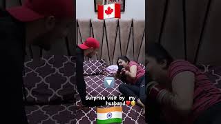 💝 ਸੁੱਤੀ ਪਈ ਨੂੰ surprise 🥰💝🌺 Canada 🇨🇦 Toh India 🇮🇳🥰#shorts