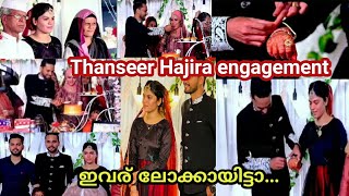 Thanseer koothuparamb engagement video/Hajara haaju/mazhavillin/engagement video song