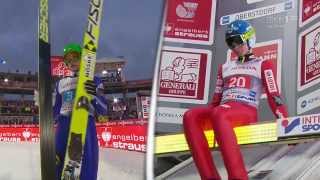 Denis Kornilov (31) vs Jan Ziobro (20) - Oberstdorf 2013 - SKI JUMPING WORDL CUP 13/14 (HD)