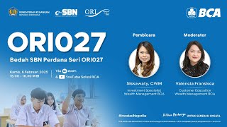 Bedah SBN Perdana seri ORI027