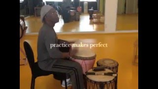 Mamady Keita Djembefola - practice makes perfect.