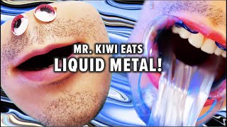 Emergency #FruitSurgery! Mr. Kiwi Swallows Liquid Metal! #DiscountDentist Ep 144 #Shorts