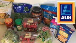 $38 ALDI Weekly Grocery Haul | Weight Watchers Smart Points Included