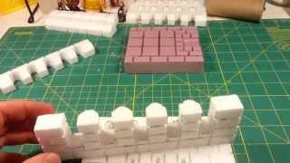 Castle Terrain, Adventurers Keep Project WIP 2 - Cutting and Shaping