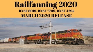 Railfanning 2020 BNSF Trains 3 Different Locations