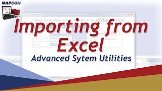 Importing From Excel -MAPCON CMMS