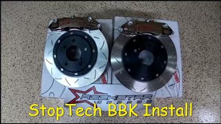 S2000 C43 StopTech Nickel big brake kit ( BBK ) install