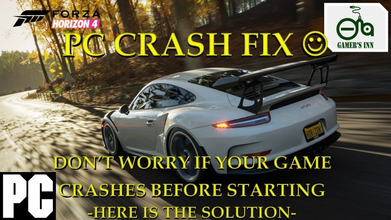 Forza Horizon 4 PC Crash Fix Tutorial - YouTube