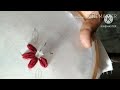 How To hand Embroidery / Colorful Flowers Deesign #embroidery