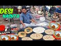 ONLY 60RS TRADITIONAL DESI BREAKFAST ALOO SAAG PARATHA | PUNJABI STREET FOOD PAKISTAN | SAAG PARATHA