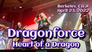 Dragonforce - Heart of a Dragon. @Berkeley, CA🇺🇸 April 23, 2022 LIVE HDR 4K