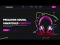 How to Create Headphones Website Using HTML & CSS | Fast Code