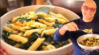 Pasta CAVOLO NERO e CREMA DI CECI ricetta cavolo nero