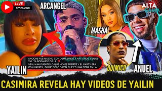 Video de Yailin en la silla con Anuel y Arcangel muestra prenda \