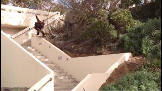 INSTABLAST! - BIG BOY ON BOARD, Hardflip DOUBLE Flip? Ridiculous Boardslide! Rain Skateboarding