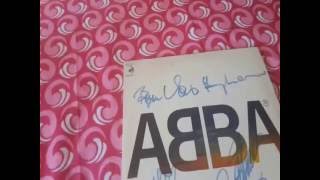 Abba greatest hits Double LP signed by all member, Japan "The King" of ABBA Signed Album