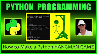 Python Hangman Game - Using Python Subtrings and Arrays to Make Hangman - Python Hangman Tutorial