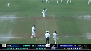 Ranji Trophy 2022-23 : 4th Quarter Final ~ Andhra Pradesh Vs Madhya Pradesh Day 1 Highlights 2023