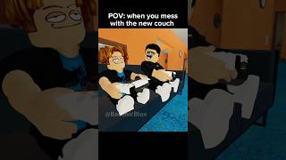 Bro ruined the new couch 💀 #roblox #shorts #robloxanimation #usa