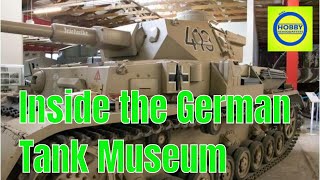Inside the German Tank Museum, Munster, full scale tanks