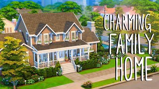 Charming Family Home ⭐// Sims 4 Speed Build