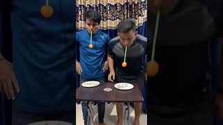 hold the ball with Straw mouth challenge game #challenge #ballchallenge #ballgames #funny #ball