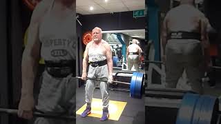 86 year old Ernest Tuff Deadlifting 200kg 2nd September 2024