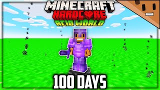 I Survived 100 Days in an ACID Only World in Hardcore Minecraft... Here's What Happened