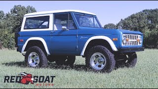 SOLD - 1970 Ford Bronco 302 Restored