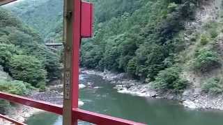 Touring Along Hozu River (Part 4, Tram Sagano Line) - Sep.2,2012