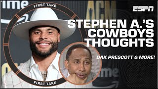 Stephen A. calls Dak Prescott the ‘MOST USELESS QUOTE’ in sports! 🤠 | First Take