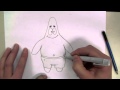 How To Draw: Patrick Starfish from SpongeBob