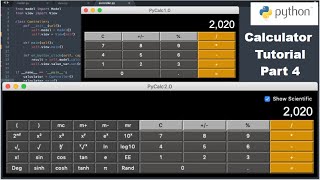 Python Tutorial: GUI Calculator with Model View Controller #4