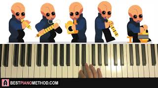 Cantina Band (Piano Tutorial Lesson) | from Star Wars