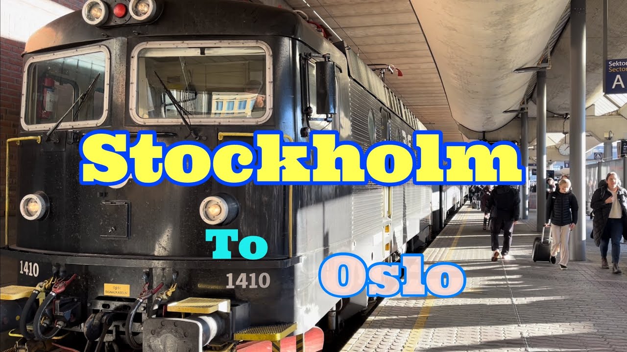 Stockholm To Oslo By SJ InterCity Train - YouTube