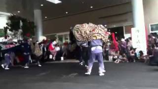 鞍川の獅子舞 市民病院