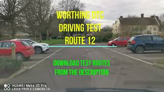 Worthing DTC Driving test route 12 #fun #automobile #driving #viralvideo #video