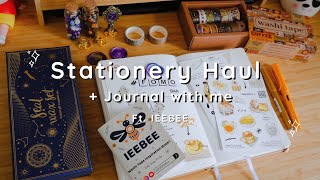 Stationery Haul \u0026 Journal With Me | My First Wax Seal + IEEBEE Goodies