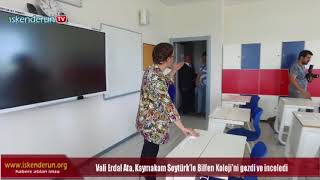 Vali Ata ile Kaymakam Soytürk Bilfen okullarını ziyaret etti